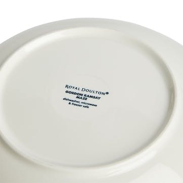Gordon Ramsay Maze Denim Line Set of 4 Pasta Bowls D24cm, White