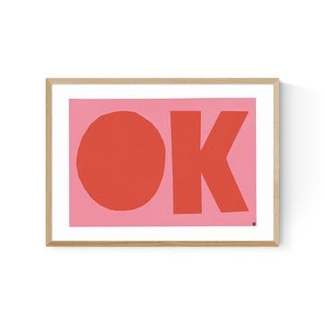In House, OK Framed Art Print