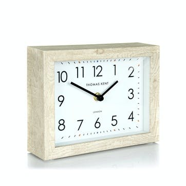 Smithfield Mantel Clock, Soaped Oak
