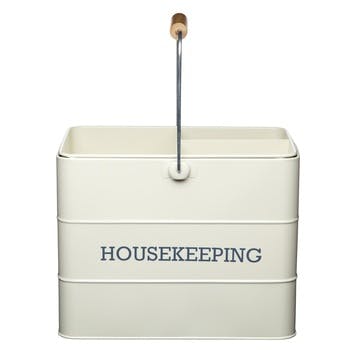 Living Nostalgia Housekeeping Box in Antique Cream