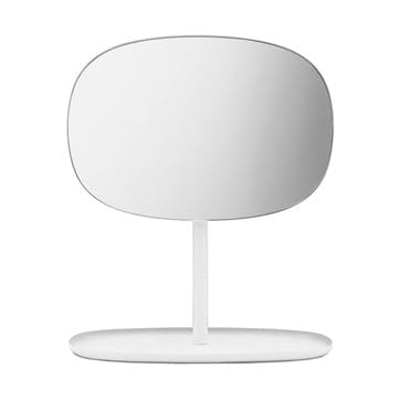 Flip Vanity Mirror L28 x D19.4 x H34.5cm White