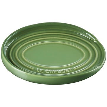 Oval Spoon Rest, Bamboo Green
