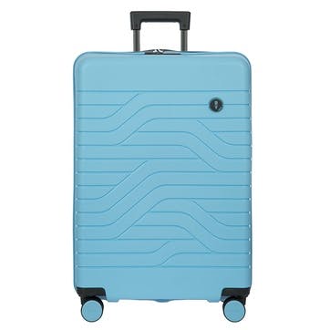 Ulisse expandable trolley suitcase 71cm, Sky Blue
