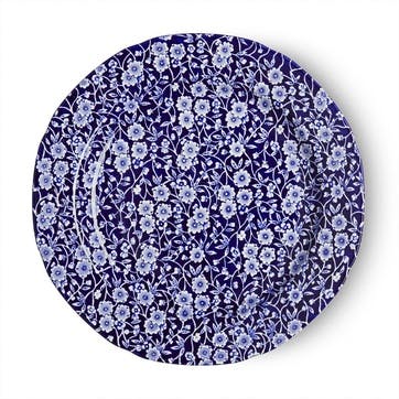 Calico Plate, 26.5cm, Blue