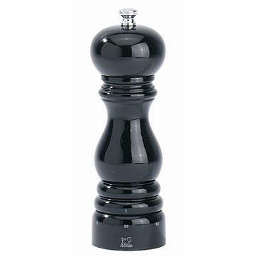 Paris U'Select Black Lacquered Pepper Mill, 18cm