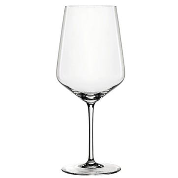 Style Set of 4 Red Wine Glasses 630ml, Clear