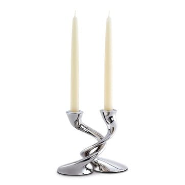 Windrush Candelabra H19 x W26.5cm, Stainless Steel