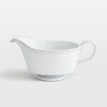 Hillcrest Gravy Boat, White