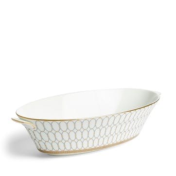 Renaissance Grey Serving Bowl  17 x 34cm