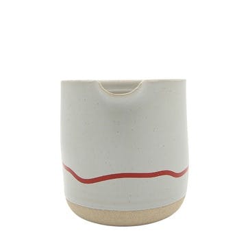 Studio Jug 400ml, Pebble & Red