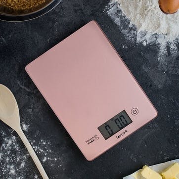 Touchless TARE Digital Dual Kitchen Scales 5KG, Rose Gold