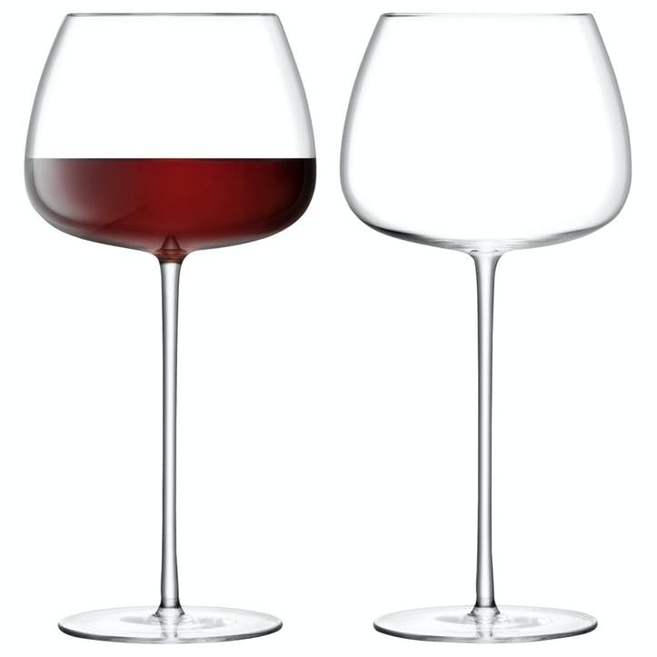 Wine Culture Set of 2 Red Wine Balloon Glasses