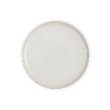 Stoneware Coupe  Side Plate 22cm, Meringue