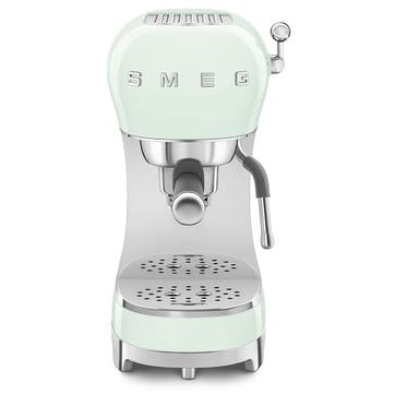 50's Style Espresso Coffee Machine, Pastel Green