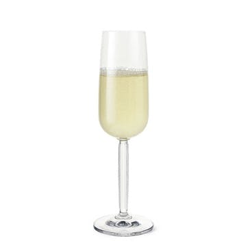 Hammershoi Set of 2 Champagne Glasses 240ml, Clear