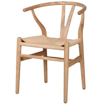 Wishbone chair, H77.5 x W56 x D54cm, Luna Home