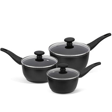 Thermo Smart 3 piece Saucepan set