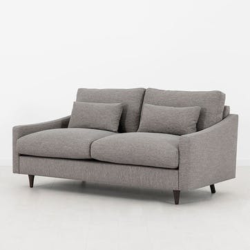 Model 07 Linen 2 Seater Sofa, Shadow