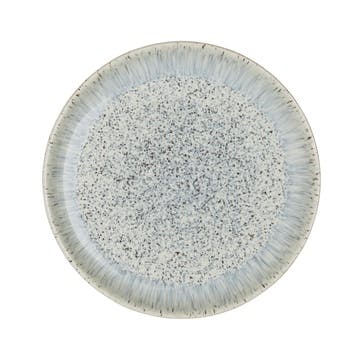 Halo Speckle Coupe Plate, 21cm, Blue