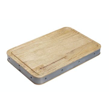 Industrial Kitchen Handmade Rectangular Wooden Butcher’s Block Chopping Board