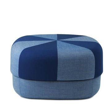 Circus Pouf H35 x D65cm, Blue