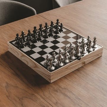 Buddy Chess Set 35 x 36cm, Natural