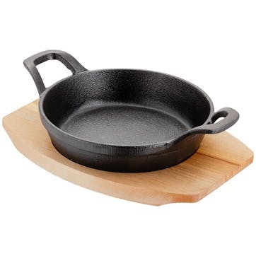 Sizzle & Serve Gratin Dish 15cm, Black