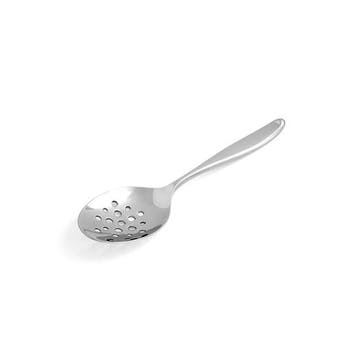 Floret Slotted Spoon , Stainless Steel