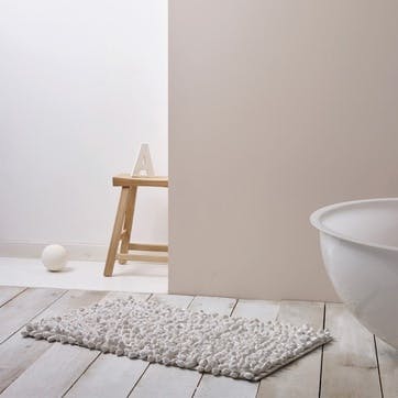 Bath mat, 60 x 100cm, Aquanova, Rocca, ivory