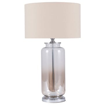 Ombre Table Lamp; Champagne Lustre
