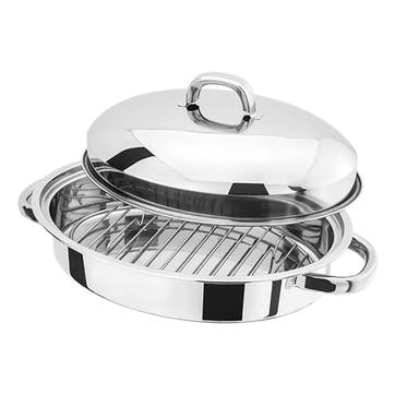 Speciality Cookware Roasting Pan with Rack, 28cm