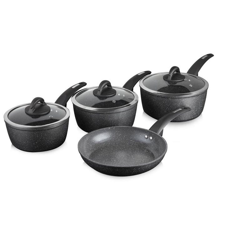 Cerastone 4 Piece Cookware Set, Grey