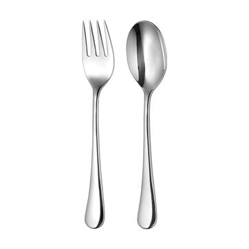 Radford Set of Large Servers, Stainless Steel