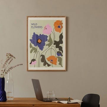 Frankie Penwill Wild Flowers Print 30 x 40cm