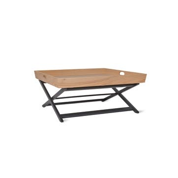 Clockhouse Butlers Coffee Table, Natural & Carbon