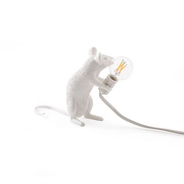 Mouse Lamp, Sitting White