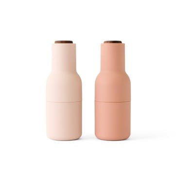 Bottle, Pair of Grinders, H21 x L8cm, Pink