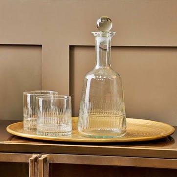 Mila Recycled Decanter 1L, Clear