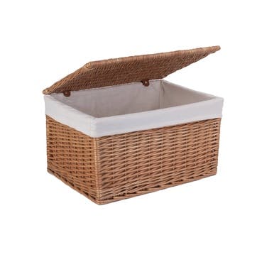 Light Steamed Storage Hamper, Extra Large