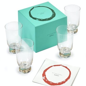 Ottolenghi Set of 4 Small Tumblers, Gold