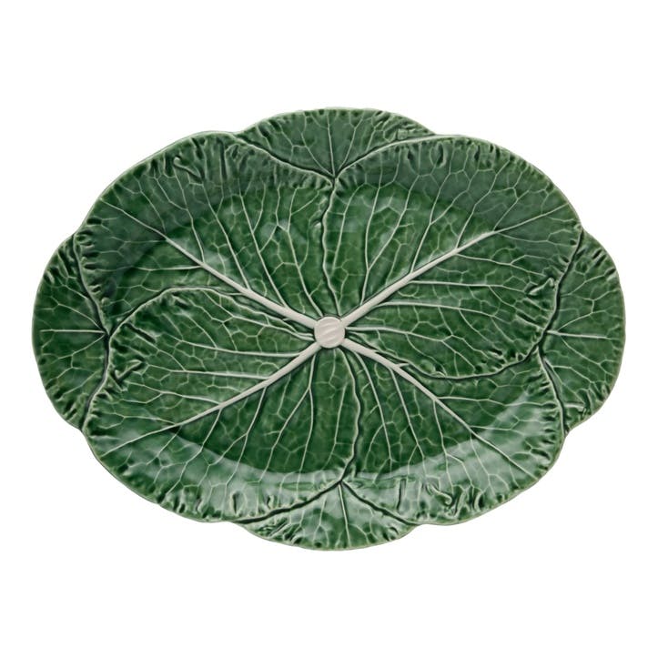 Cabbage Platter, 43cm, Green
