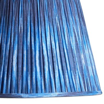 Ikat Straight Empire Lampshade 30cm , Blue
