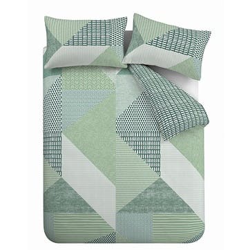 Larsson Geo King Duvet Set, Green