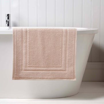 Fina Small Bath Mat, Pearl