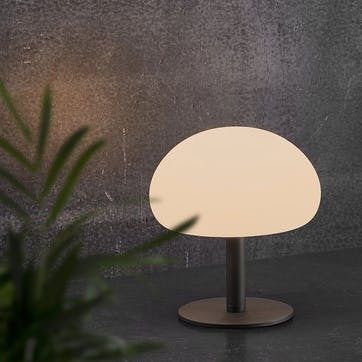 Sponge Table Lamp H21.5cm, Black and White