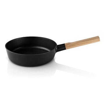 Nordic Kitchen Saute Pan D24cm, Black