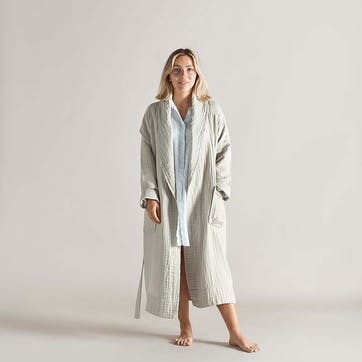 The Dream Cotton Robe Small, Clay