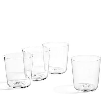 1815 Glass Set of 4 Tumblers 350ml, Clear