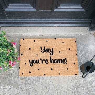 Yay You,re Home!, Doormat