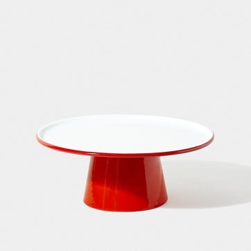 Cake Stand, Pillarbox Red